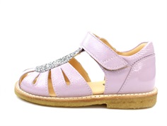 Angulus sandal lilla silver glitter